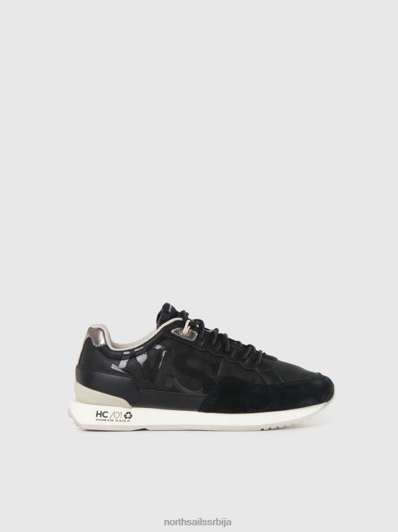 патике са логом хитцх црн обућа Жене PDV4J1351 North Sails