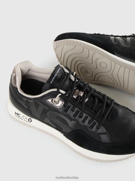 патике са логом хитцх црн обућа Жене PDV4J1351 North Sails