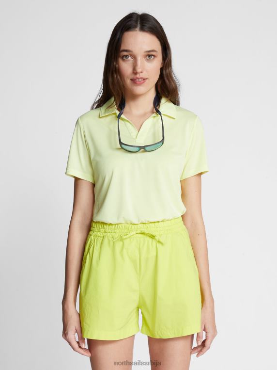 поло мајица од остриге лагани сумпор одећу Жене PDV4J1528 North Sails