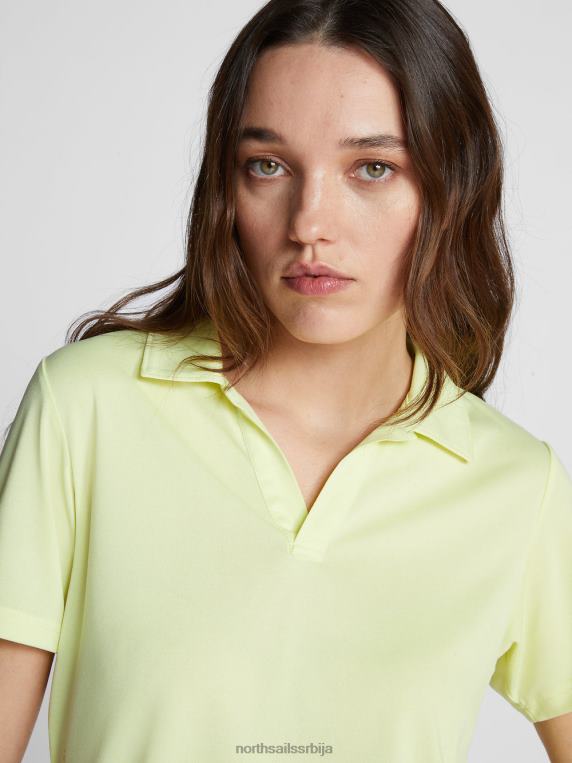 поло мајица од остриге лагани сумпор одећу Жене PDV4J1528 North Sails