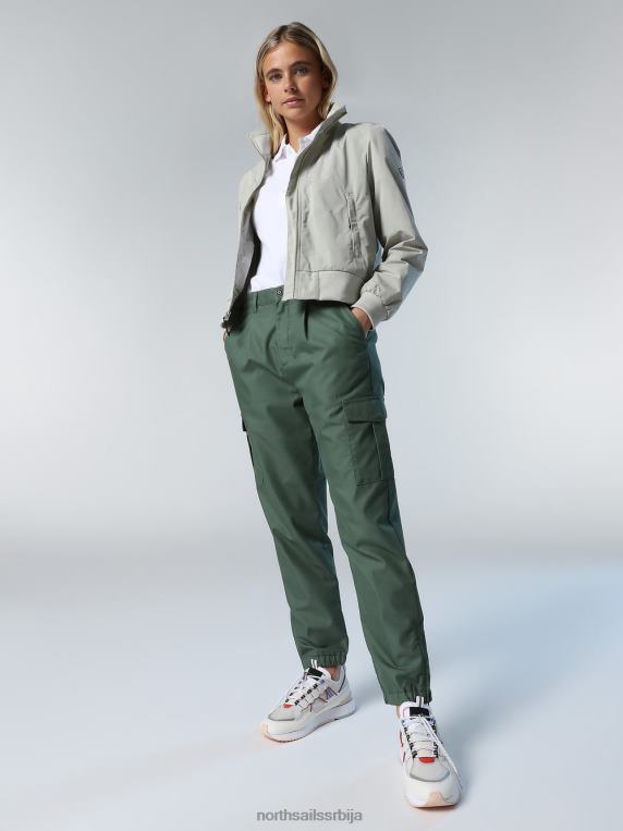 поло мајица са дугим преклопом бео одећу Жене PDV4J546 North Sails