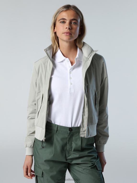 поло мајица са дугим преклопом бео одећу Жене PDV4J546 North Sails