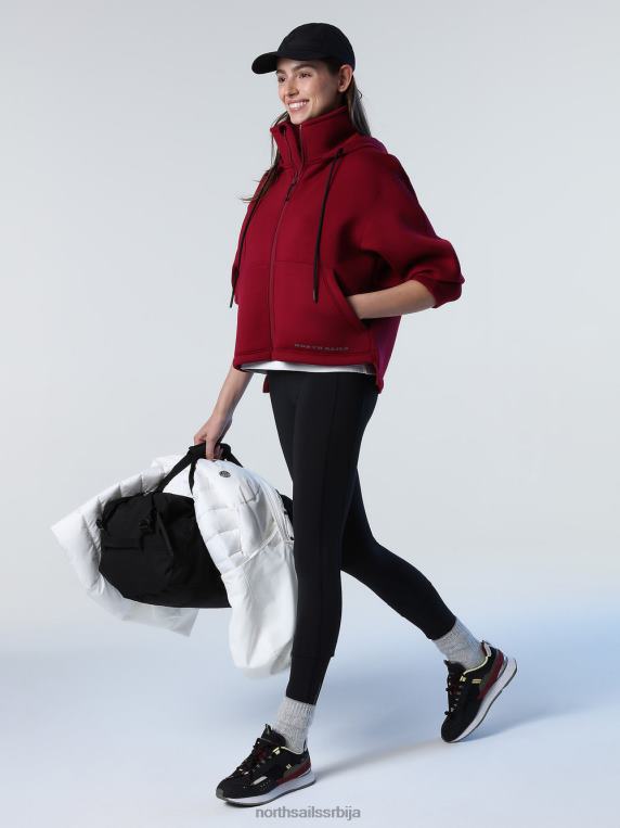 дукс за роњење са рајсфершлусом дубока трешња одећу Жене PDV4J1372 North Sails