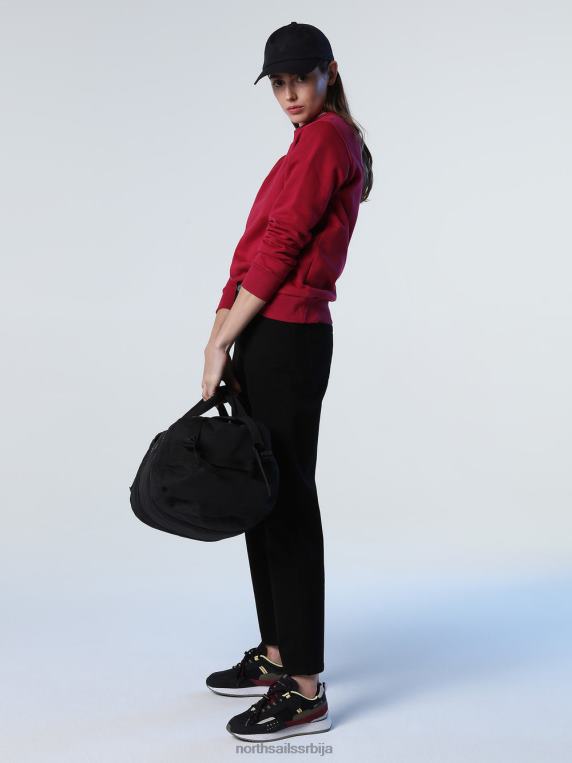 дуксерица са округлим изрезом дубока трешња одећу Жене PDV4J1418 North Sails