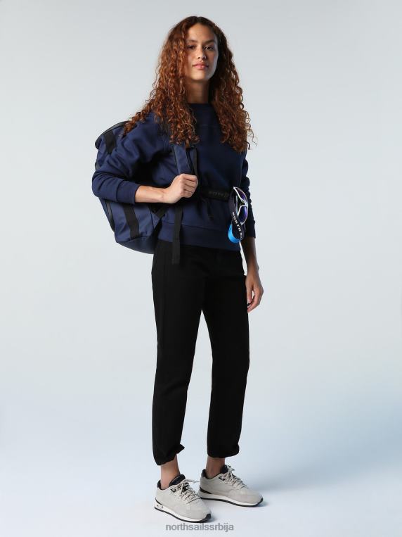 дуксерица са округлим изрезом Морнарско плаво одећу Жене PDV4J1419 North Sails