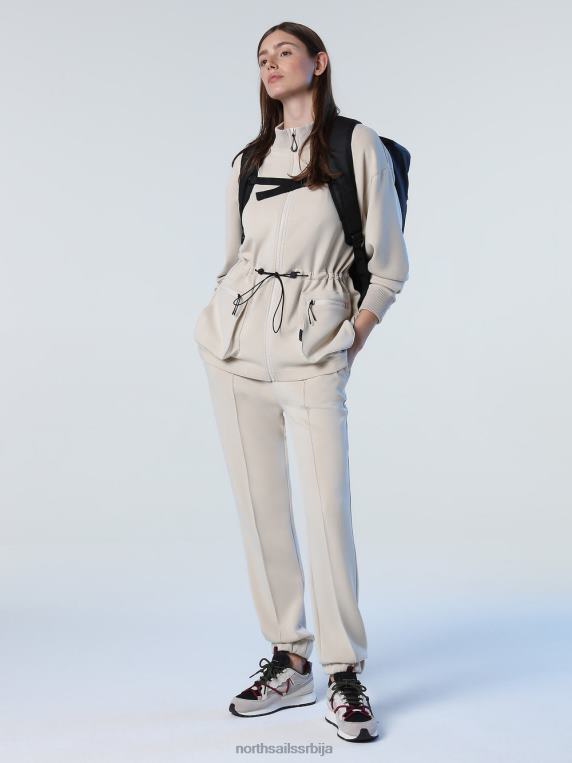 дуксерица са рајсфершлусом плавац одећу Жене PDV4J1427 North Sails