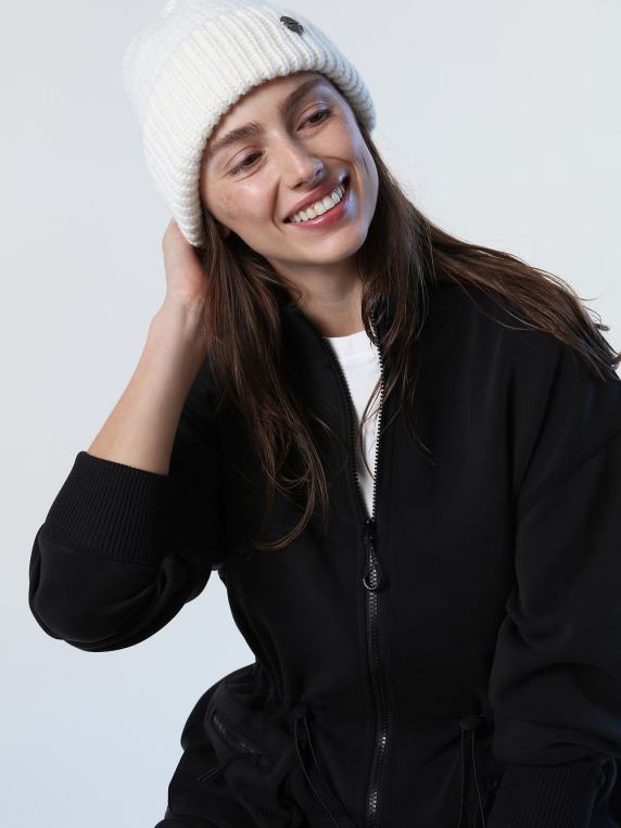 дуксерица са рајсфершлусом црн одећу Жене PDV4J1428 North Sails