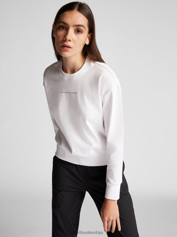 дуксерица са словима бео одећу Жене PDV4J1487 North Sails