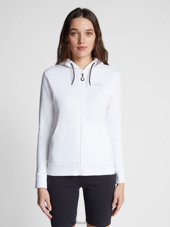 дуксерица од органског флиса бео одећу Жене PDV4J1529 North Sails