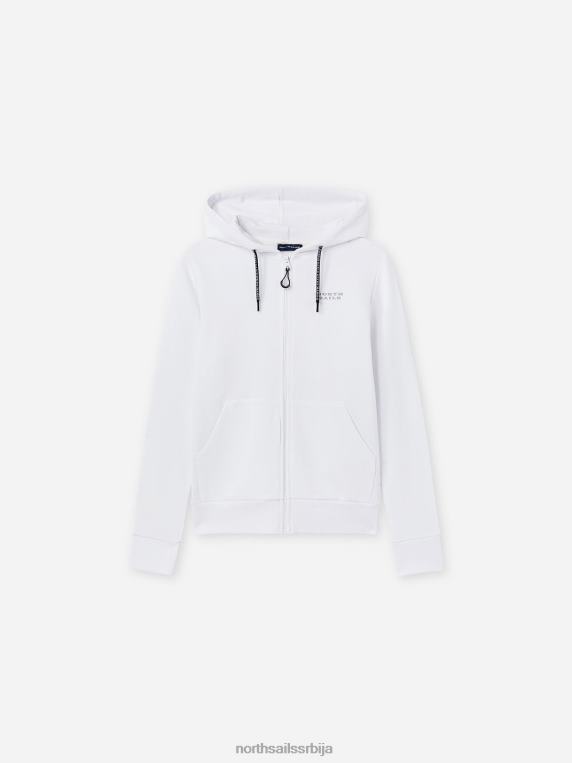 дуксерица од органског флиса бео одећу Жене PDV4J1529 North Sails