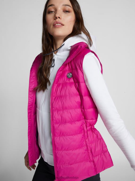 дуксерица од органског флиса бео одећу Жене PDV4J1529 North Sails