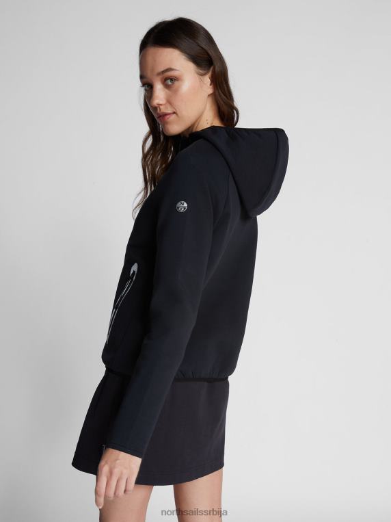 рециклирани дукс за роњење црн одећу Жене PDV4J1532 North Sails