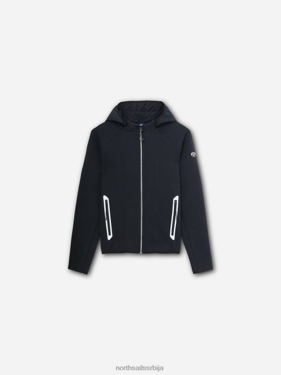 рециклирани дукс за роњење црн одећу Жене PDV4J1532 North Sails