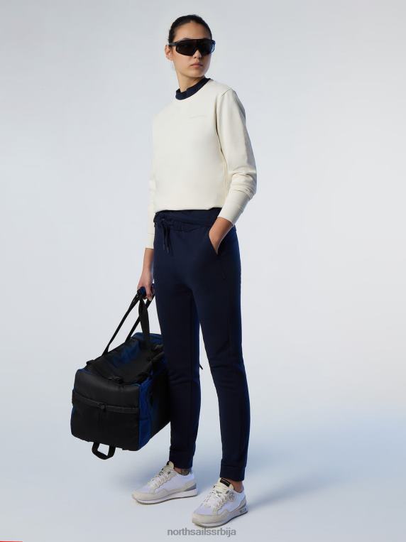 дуксерица са принтом на грудима крема од бадема одећу Жене PDV4J598 North Sails