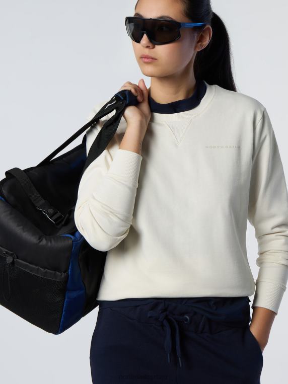 дуксерица са принтом на грудима крема од бадема одећу Жене PDV4J598 North Sails