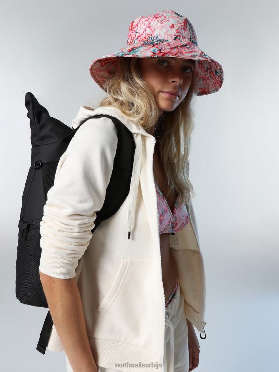 дуксерица са принтом на грудима крема од бадема одећу Жене PDV4J602 North Sails