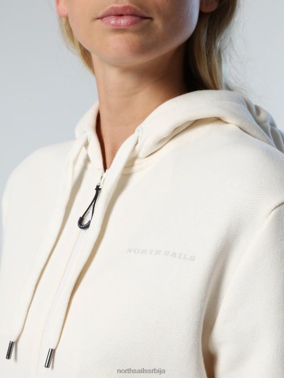 дуксерица са принтом на грудима крема од бадема одећу Жене PDV4J602 North Sails