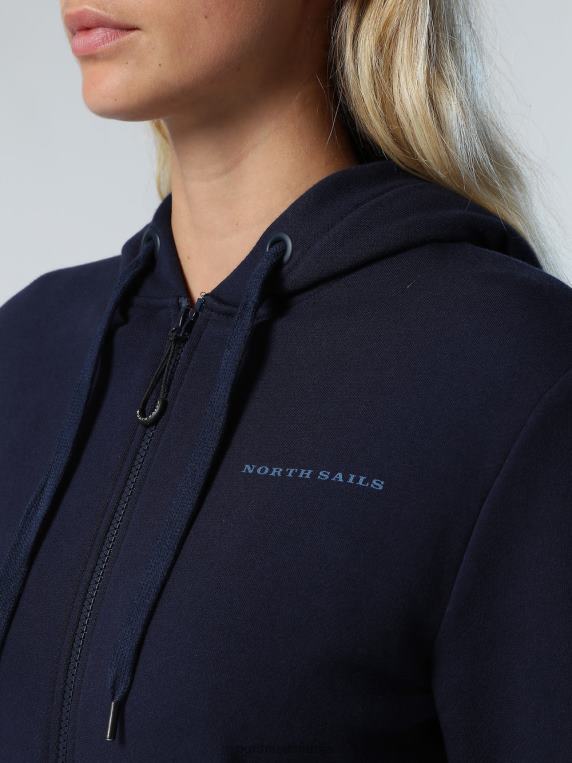 дуксерица са принтом на грудима Морнарско плаво одећу Жене PDV4J603 North Sails