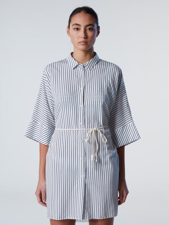 пругаста кимоно кошуља хаљина комбинација 1 одећу Жене PDV4J588 North Sails