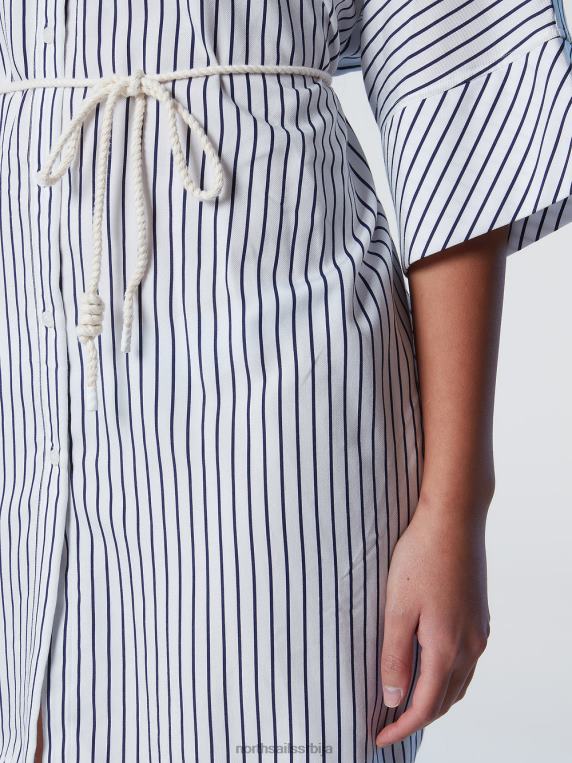 пругаста кимоно кошуља хаљина комбинација 1 одећу Жене PDV4J588 North Sails