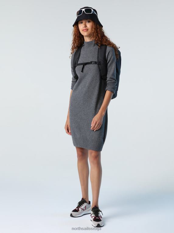 хаљина од рециклираног кашмира комбинација 4 одећу Жене PDV4J1408 North Sails