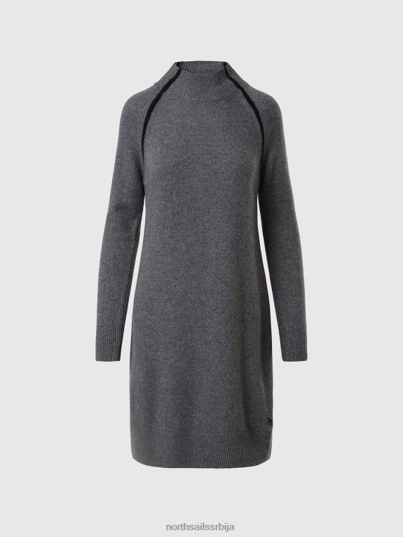 хаљина од рециклираног кашмира комбинација 4 одећу Жене PDV4J1408 North Sails