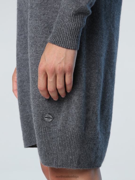 хаљина од рециклираног кашмира комбинација 4 одећу Жене PDV4J1408 North Sails