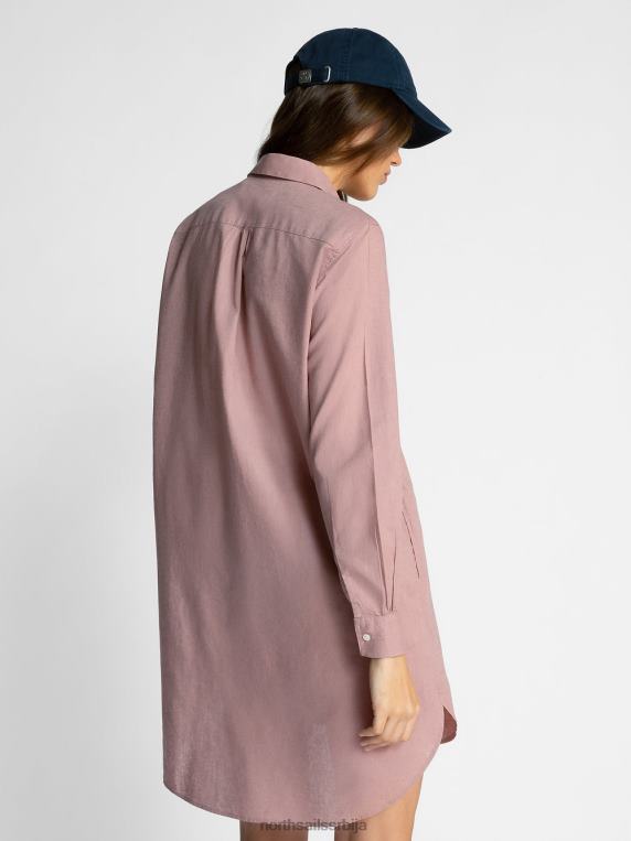 памучна и ланена хаљина воодросе одећу Жене PDV4J1465 North Sails