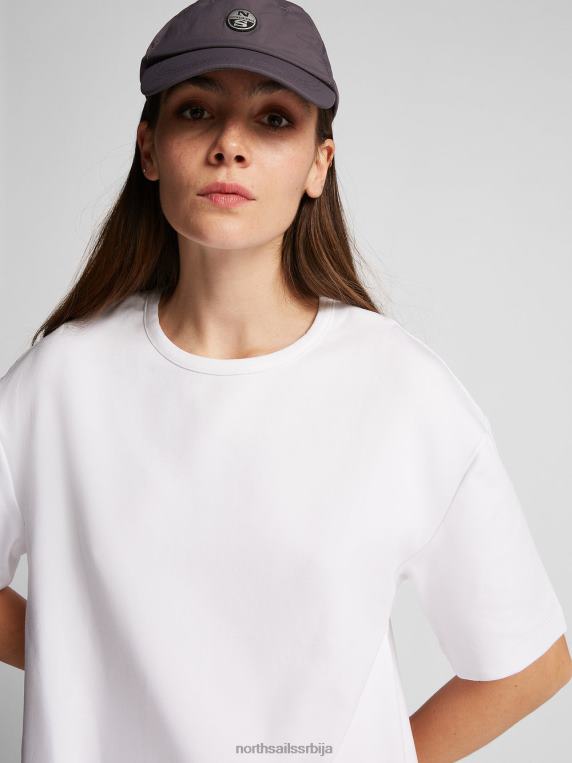 органска интерлоцк хаљина бео одећу Жене PDV4J1525 North Sails