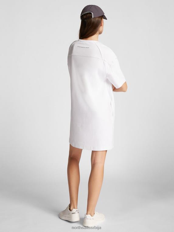 органска интерлоцк хаљина бео одећу Жене PDV4J1525 North Sails