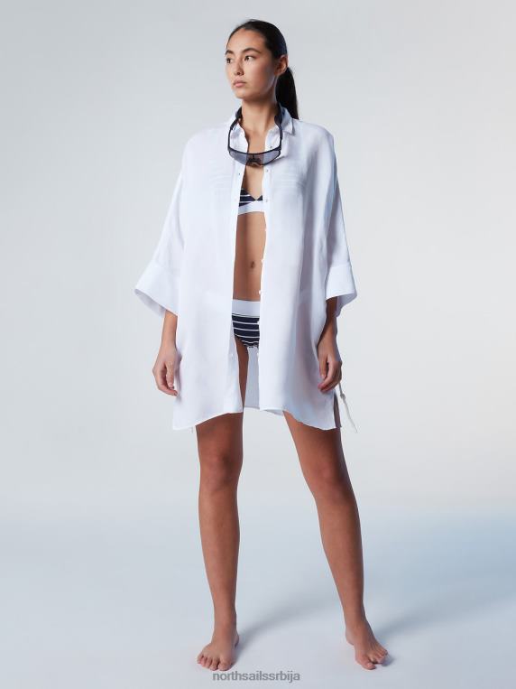 кимоно кошуља хаљина бео одећу Жене PDV4J585 North Sails