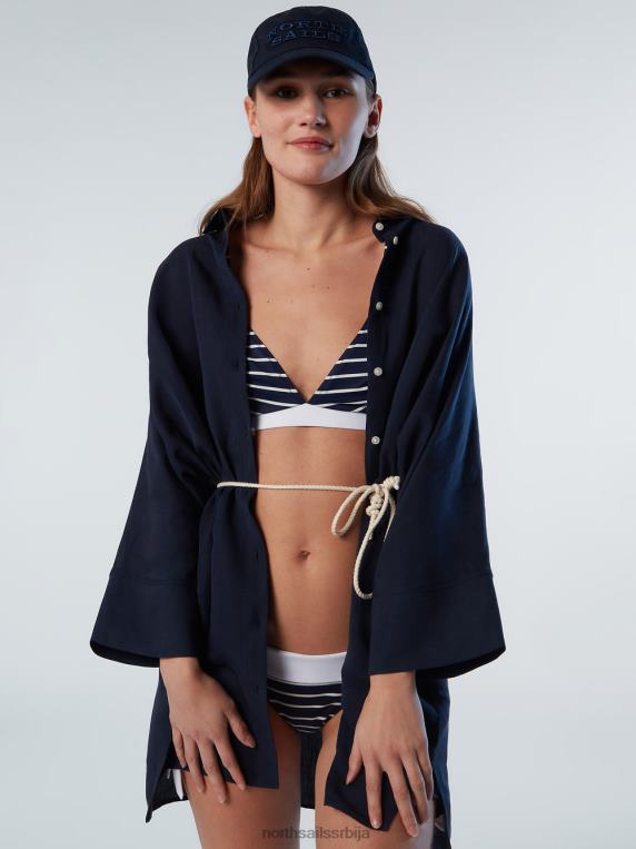 кимоно кошуља хаљина Морнарско плаво одећу Жене PDV4J587 North Sails