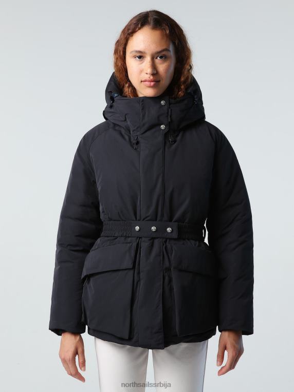 девон јакна црн одећу Жене PDV4J1393 North Sails