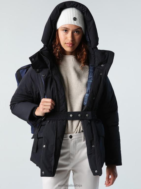 девон јакна црн одећу Жене PDV4J1393 North Sails