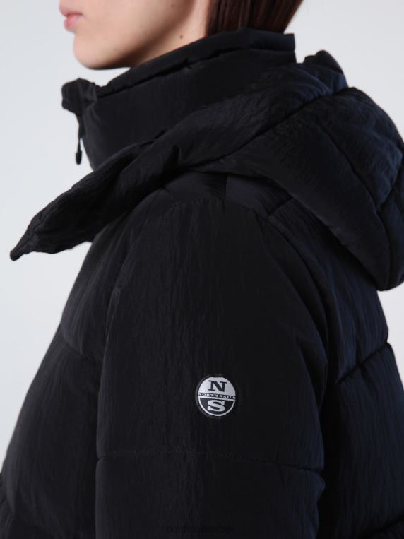 мелвилле јакна црн одећу Жене PDV4J1435 North Sails