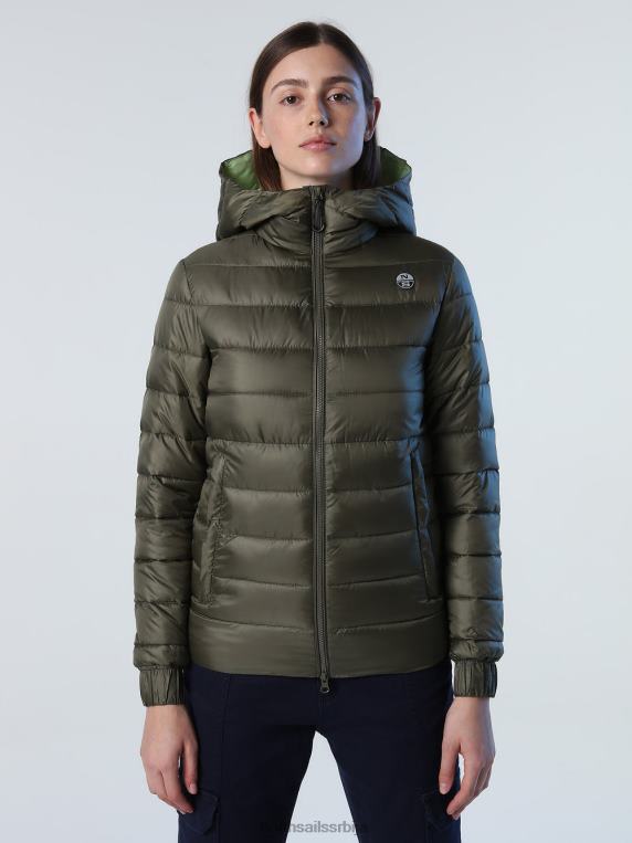 флам јацкет бршљан зелен одећу Жене PDV4J1437 North Sails