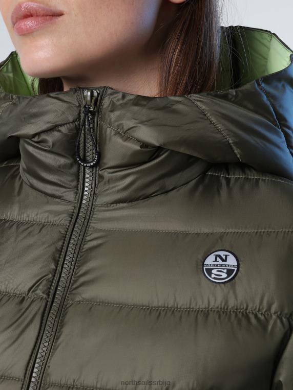 флам јацкет бршљан зелен одећу Жене PDV4J1437 North Sails