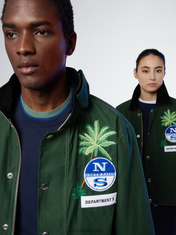 одељење пет морнар шумски зелено одећу Жене PDV4J526 North Sails