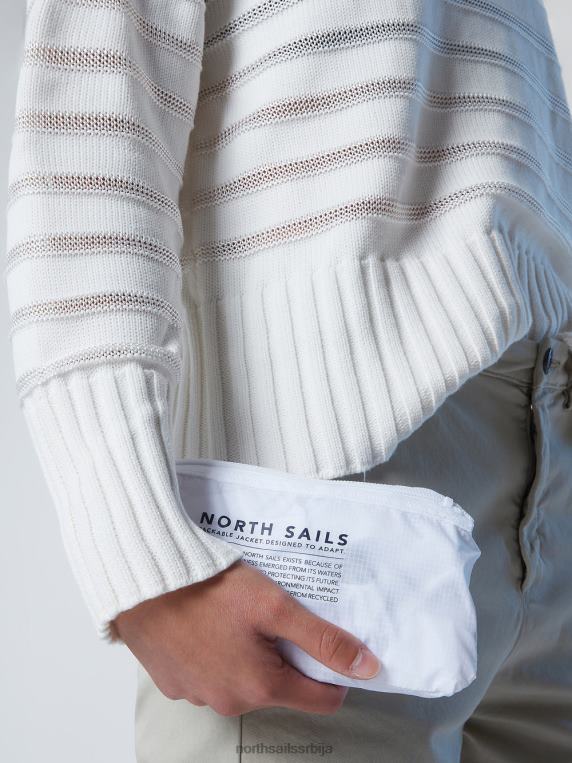 кударах јакна бео одећу Жене PDV4J536 North Sails