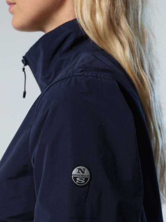 морнарска јакна Морнарско плаво одећу Жене PDV4J542 North Sails