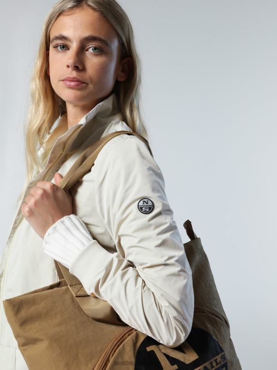 морнарска јакна ахат сиви одећу Жене PDV4J543 North Sails