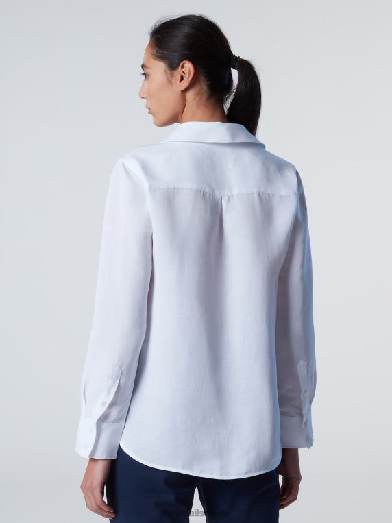 ланена и тенцел блуза бео одећу Жене PDV4J579 North Sails