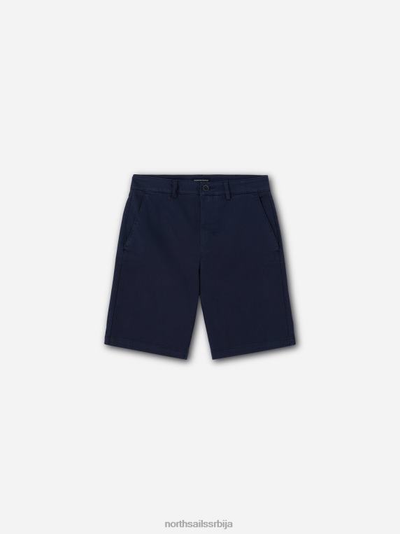 габардин цхино шорц поноћно плава одећу Жене PDV4J1452 North Sails