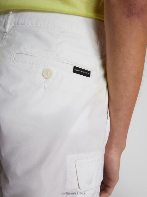 карго шорц од поплина бео одећу Жене PDV4J1506 North Sails