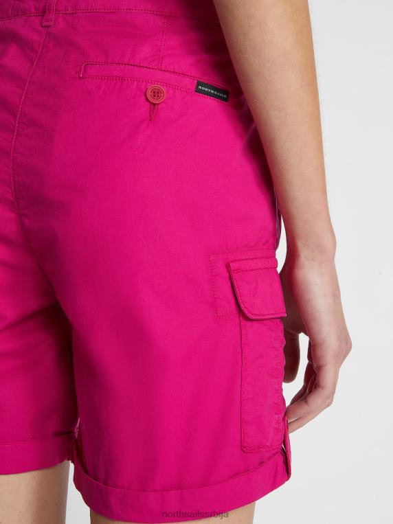 карго шорц од поплина орхидеја одећу Жене PDV4J1508 North Sails