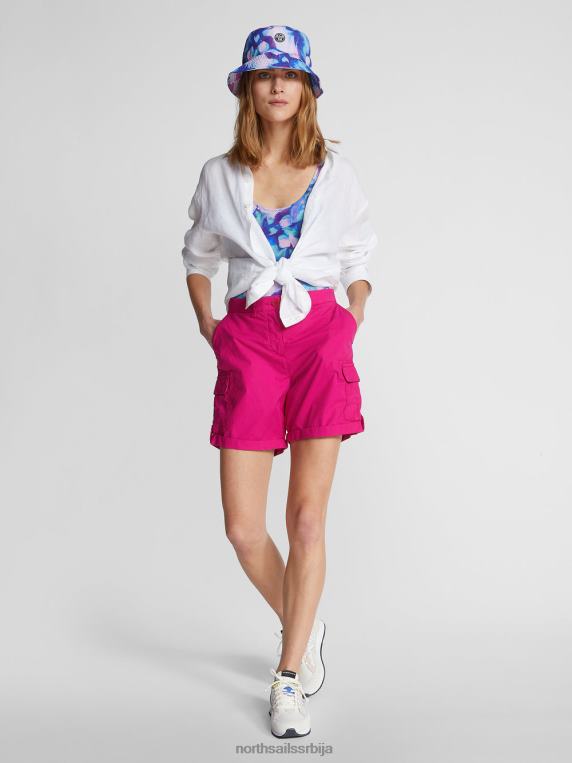 карго шорц од поплина орхидеја одећу Жене PDV4J1508 North Sails