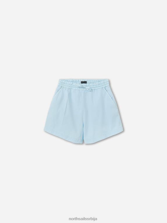 шорц од поплина хладно плаво одећу Жене PDV4J1512 North Sails