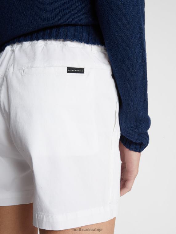 габардин карго шорц бео одећу Жене PDV4J1513 North Sails