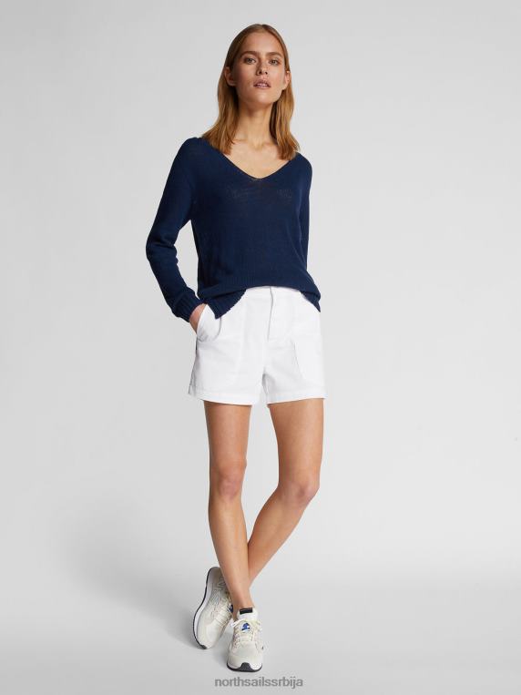 габардин карго шорц бео одећу Жене PDV4J1513 North Sails
