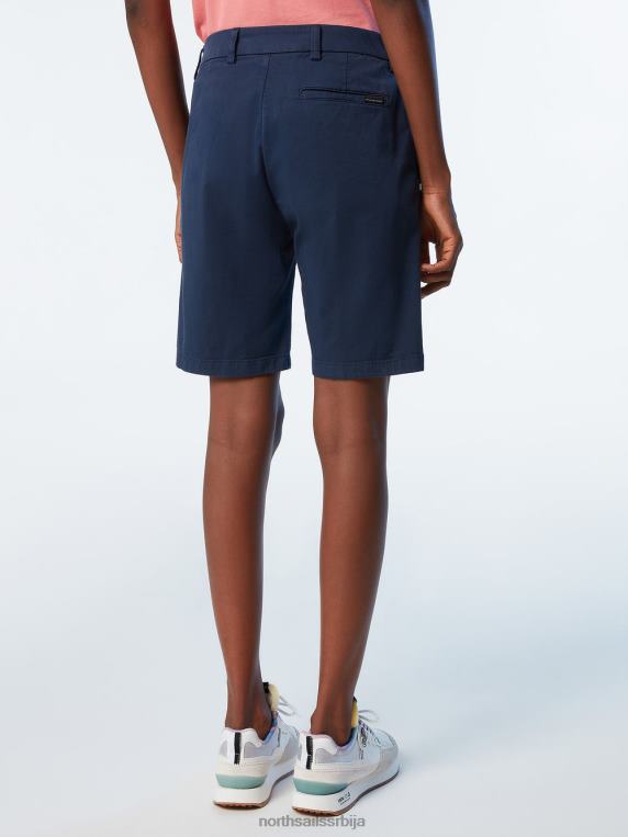 цхино шорц од органског памука Морнарско плаво одећу Жене PDV4J622 North Sails